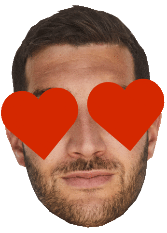 In Love Heart Sticker by snif.co