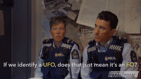 Ufo GIF by Wellington Paranormal