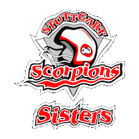 stuttgartscorpionssisters sisters stuttgart americanfootball scorpions Sticker