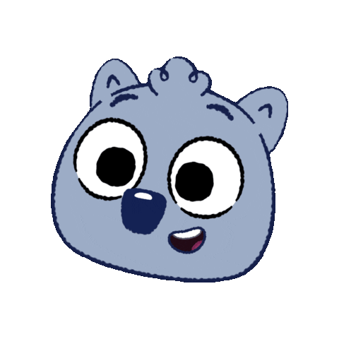 WombatsPBS happy excited show pbs Sticker