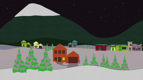 snow town GIF by South Park 