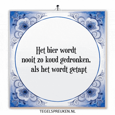 Humor Bier GIF by Tegelspreuken.nl