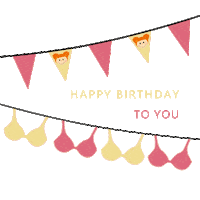 Happy Birthday To You Sticker by EASY SHOP