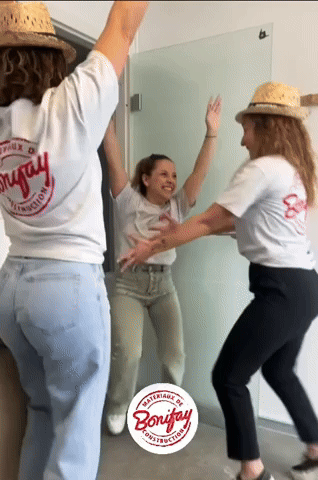 Team Bonifay are so excited at the Office