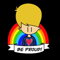 Jo_Little love rainbow gay paris GIF