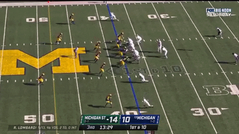 orionsang giphygifmaker michigan football GIF