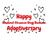 Scdr Sticker by Second Chance Dog Rescue