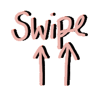 swipe up black arrow Sticker by Unblushing