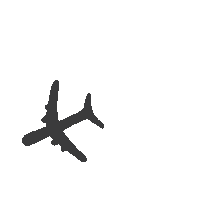 Travel Flying Sticker