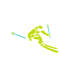 Skiing Sticker by Granite Peak