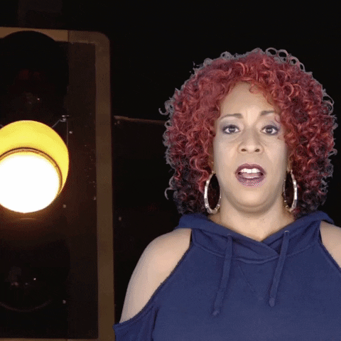 ComedianHollyLogan giphygifmaker chill stop wait GIF