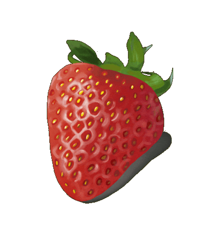 Fruit Strawberry Sticker