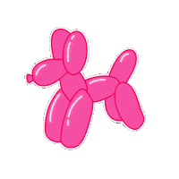 Dog Pink Sticker