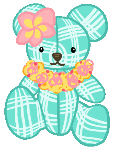 Bear Hawaii Sticker by ERICA824