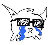 Sad Cat Sticker by Matt