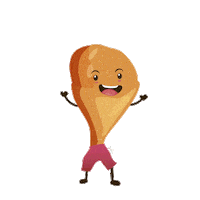 Lugs cerveja batata frango kevin bacon Sticker