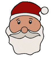 Santa Claus Holiday Sticker