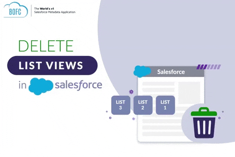 salesforcebofc giphyupload salesforce appexchange delete list view GIF