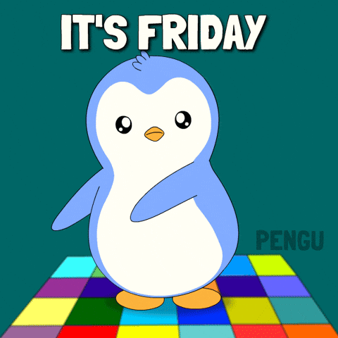 Its Friday Dancing GIF by Pudgy Penguins