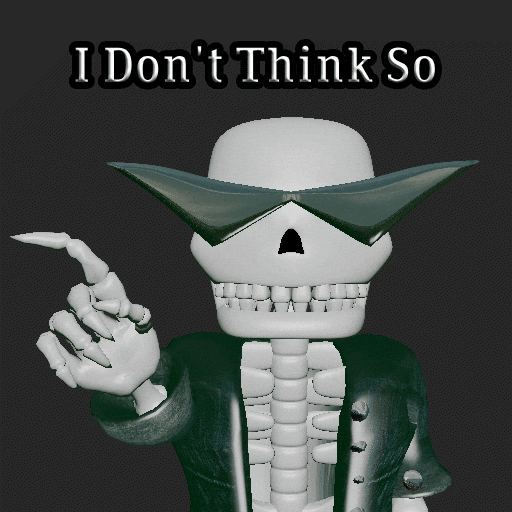 MediocreMetastasis skeleton i dont think so nuh uh uh uh uh GIF