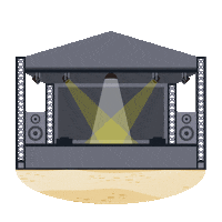 Party Musik Sticker by Singoldsand Festival