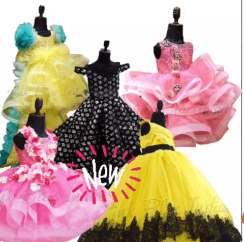 pinkblueindia giphyattribution new dress birthday dress baby dress GIF