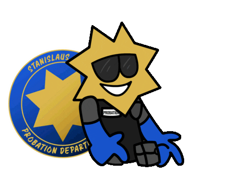 Stan Badge Sticker by Stanislaus County Probation