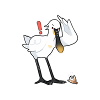 Eurasian Spoonbill Sticker