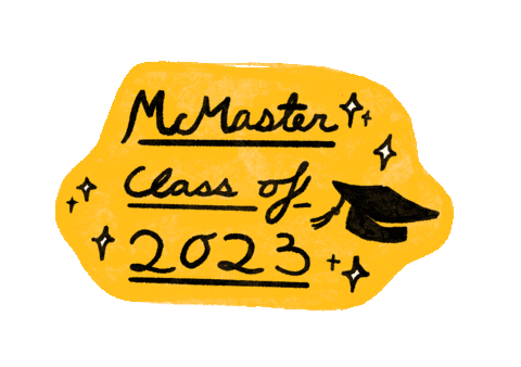 University Graduation Sticker by McMaster Alumni Association