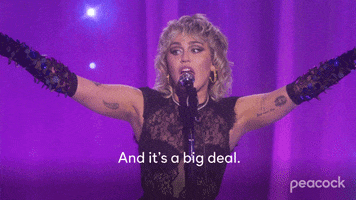 Miley Cyrus Pride GIF by PeacockTV