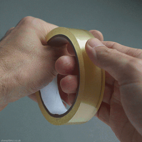 Scotch Tape GIF by sheepfilms