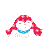 Happy Cat Sticker by Zusetsu