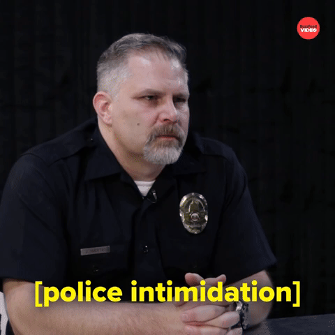 Police intimidation