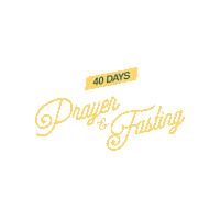 40Days Prayerandfasting Sticker by skylinesib