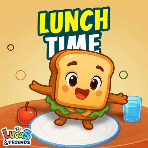Hungry Lets Eat GIF by Lucas and Friends by RV AppStudios