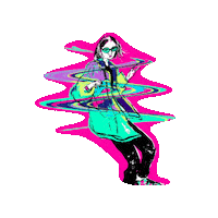 Dance Girl Sticker
