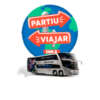 Eucaturoficial viagem transporte onibus viagens Sticker
