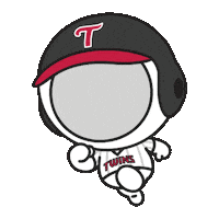 Baseball Hit Sticker by LG Uplus