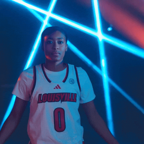 Yell Womens Basketball GIF by Louisville Cardinals