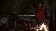 camping camp fire GIF by Hallmark Channel