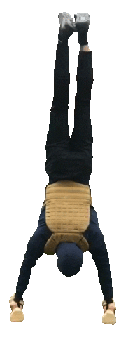 handstand pushup Sticker by Barriorzz