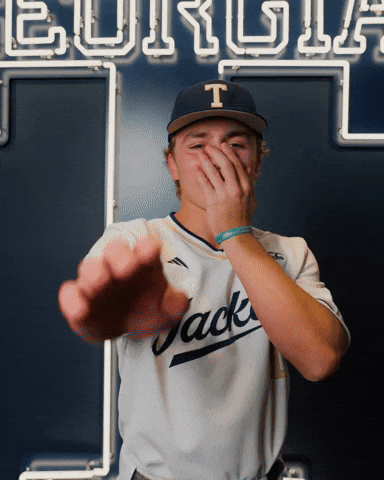 Georgia Tech Baseball GIF by Georgia Tech Yellow Jackets