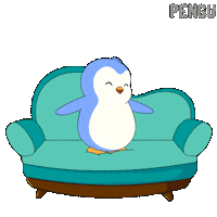 Happy Jump Sticker by Pudgy Penguins