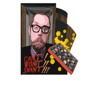 Cant Zachar Sticker by NACHTSCHIMMEN Music-Theatre-Language NIGHTSHADES