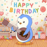 Celebrate Happy Birthday GIF by Pudgy Penguins