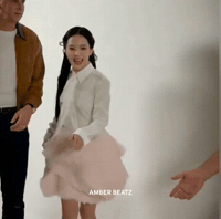 Amber Running GIF