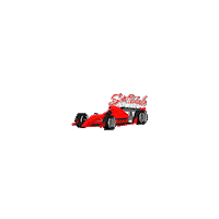 Formula 1 Car Sticker by Scottsdale Nights
