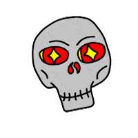 Calavera Ilustraciondigital Sticker