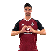 Heart Smile Sticker by 1. FC Nürnberg