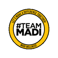 MaDi_Wellness wellness bee mel honeybee Sticker
